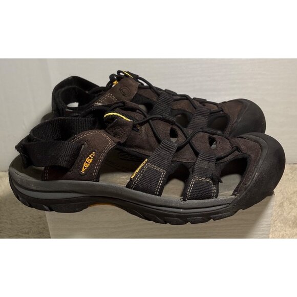 Keen Mens Newport H2 Water Sandals Size 11 Black & Brown Fishing Hiking Water - Picture 5 of 11